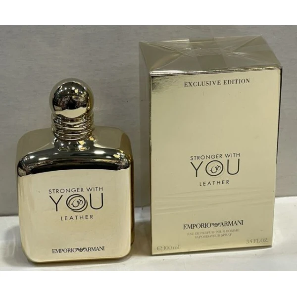 Emporio Armani Stronger With You Leather Tester Erkek Parfüm